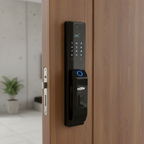 Cerradura Inteligente P500 CAM con cámara integrada, códigos temporales y huella digital para control remoto de accesos