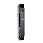 Cerradura inteligente Fortress S15 Face con reconocimiento facial, huella dactilar y control remoto para máxima seguridad en hogares y negocios.