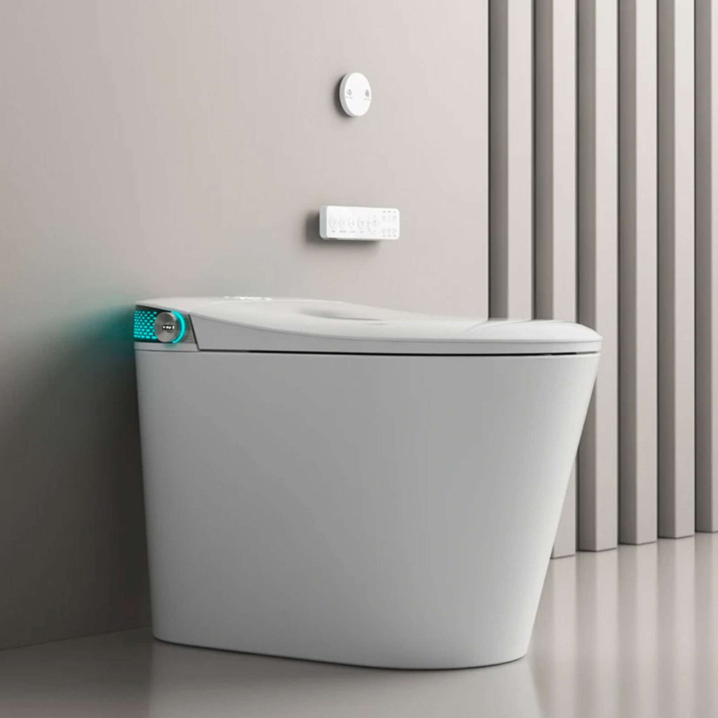 Sanitario Inteligente Aura S1 en baño moderno con bidé de agua tibia y asiento calefaccionado
