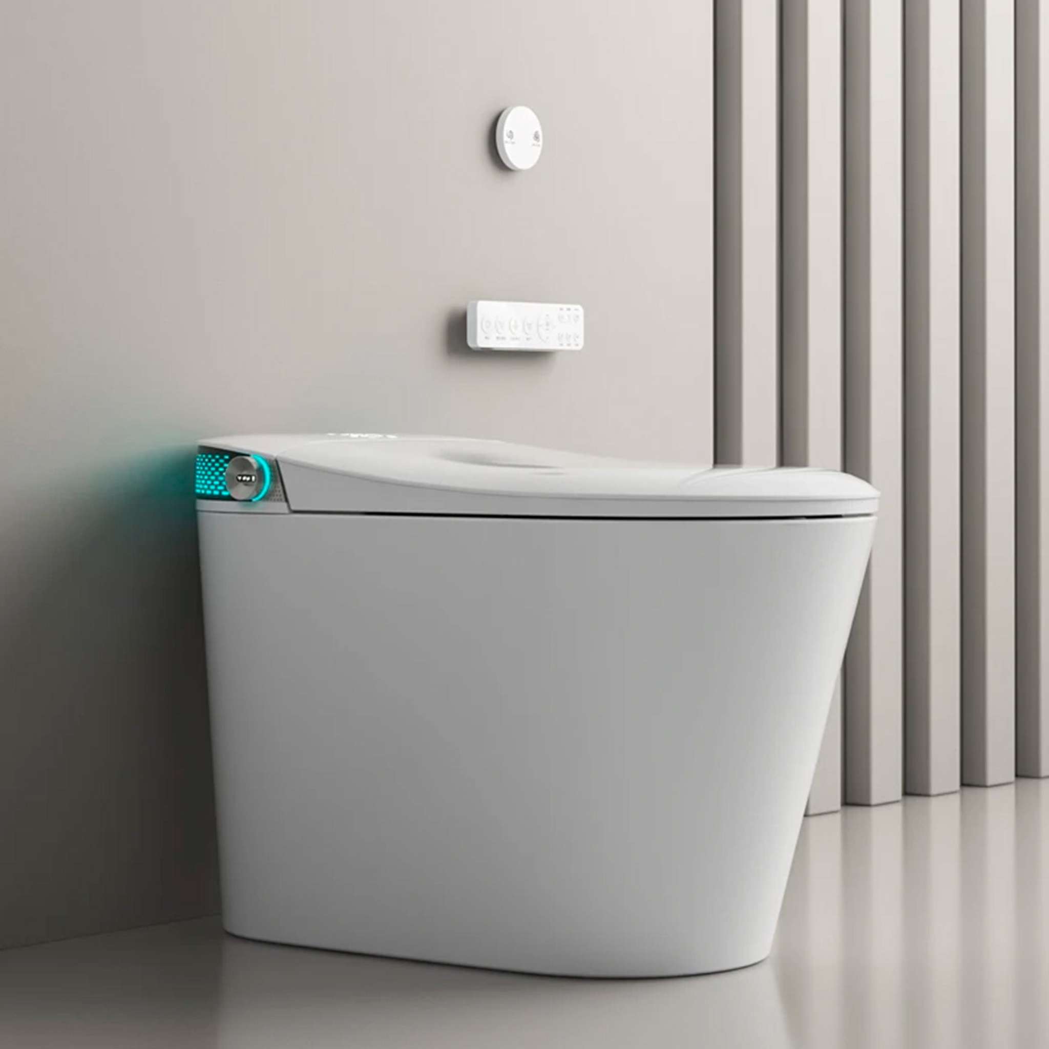 Sanitario Inteligente Aura S1 con bidet de agua tibia, asiento calefaccionado y secado automático