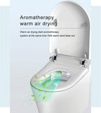 Sanitario inteligente Aura S1 con bidet de agua tibia, asiento calefaccionado y secado automático de diseño premium