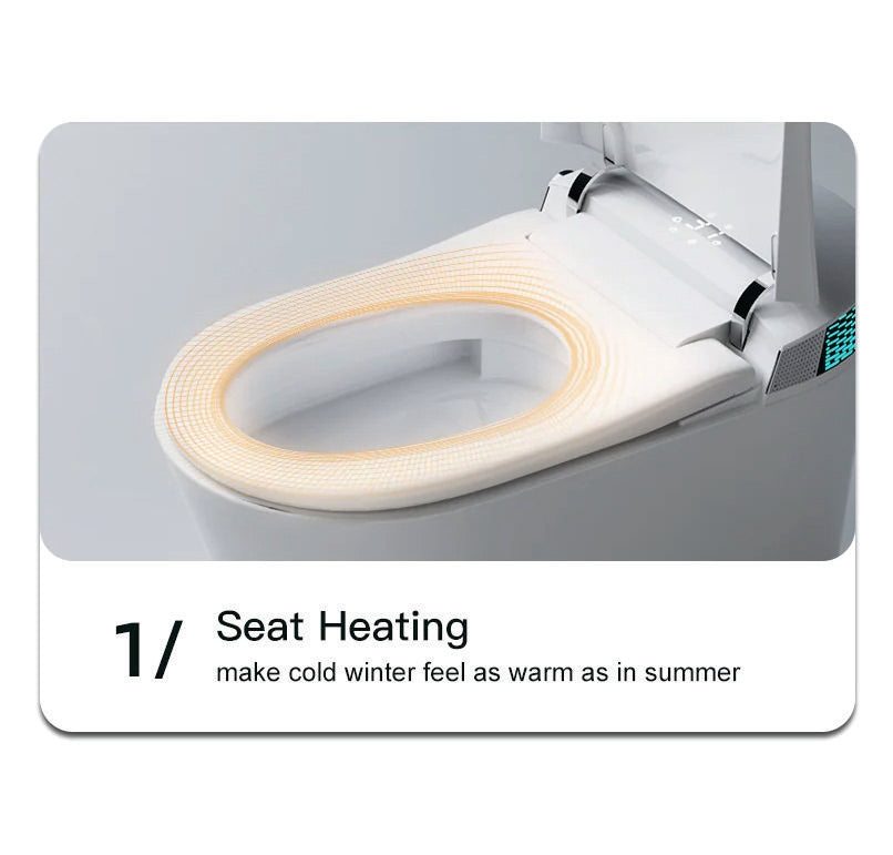 Sanitario Inteligente Aura S1 con bidé de agua tibia, asiento calefaccionado y secado automático de alta gama