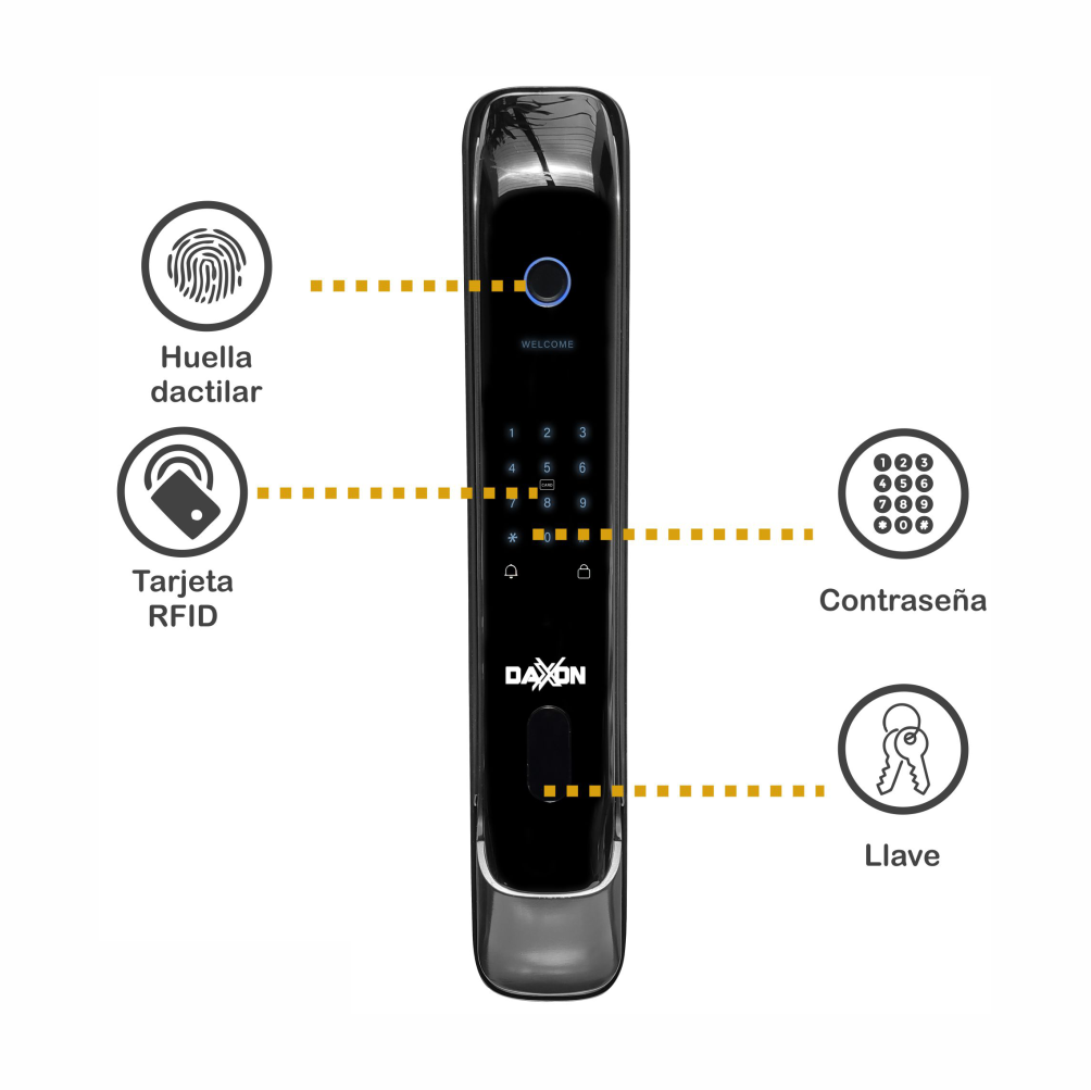 Cerradura Inteligente X8 con Huella y App | Seguridad para Casa en México